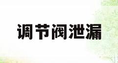 调节阀泄漏(调节阀泄漏量的定义)