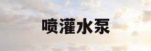 喷灌水泵(喷灌水泵多大的合适)