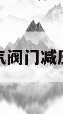煤气阀门减压阀(煤气阀门减压阀调大还是调小)