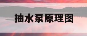 抽水泵原理图(无动力抽水泵原理图)