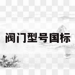 阀门型号国标(阀门国标型号编制)