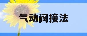 气动阀接法(气动阀门接法)