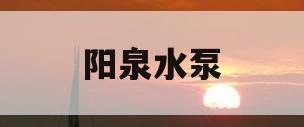 阳泉水泵(阳泉水泵厂最新消息)